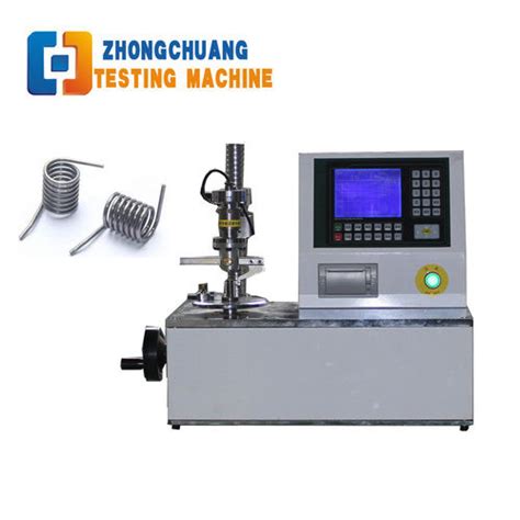 spiral torsional spring tester|torsional impact strength testing machine.